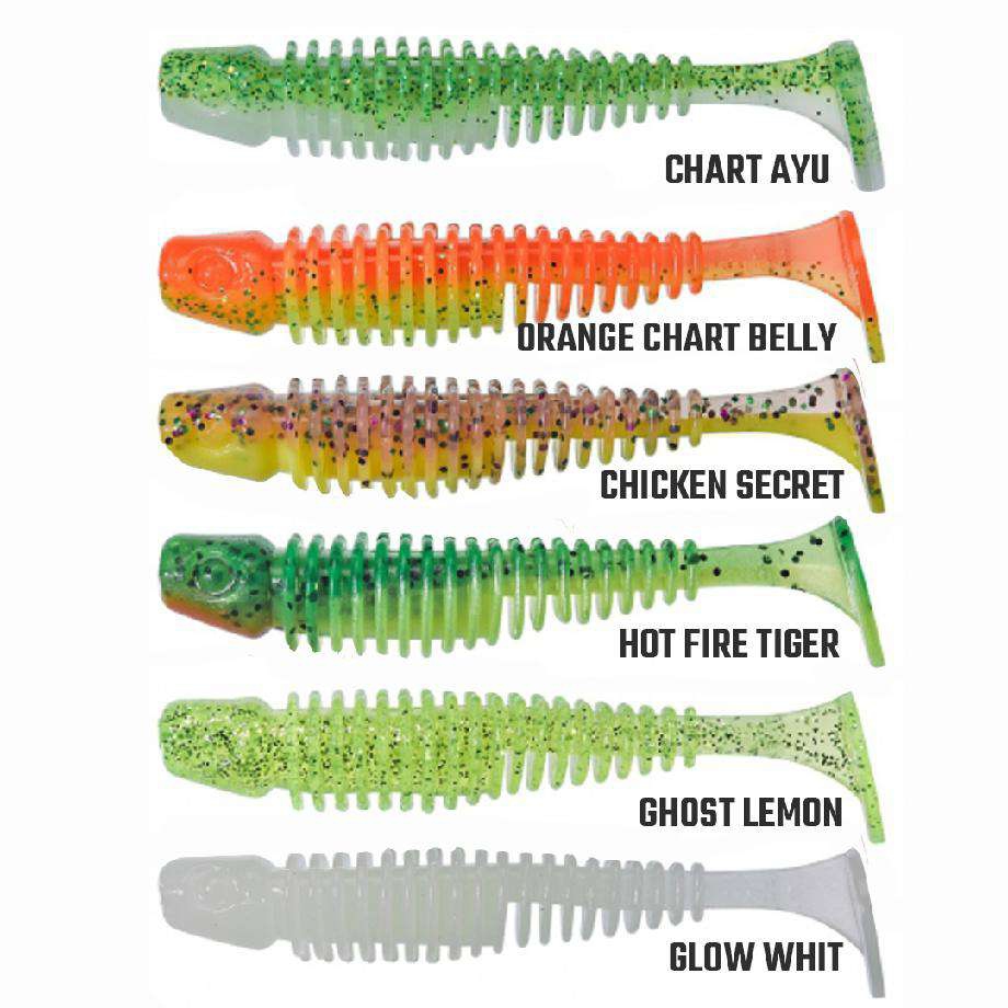 GUNKI Gumová nástraha Tipsy SXL Dark Water Chicken Secret 10cm