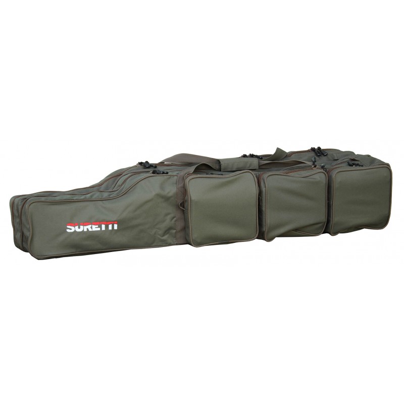 SURETTI Obal na pruty tříkomorový 95cm