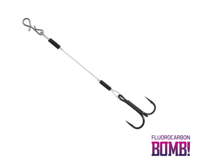 DELPHIN BOMB! Twisto RIGS Fluorocarbon 3ks #6 8cm