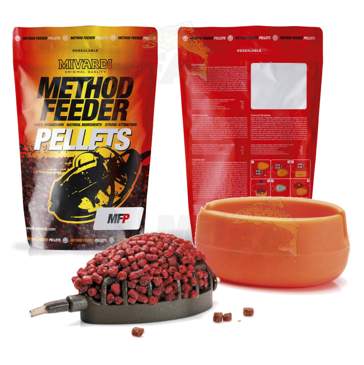 MIVARDI Method Feeder Pellets Cherry & Fish Protein 750g