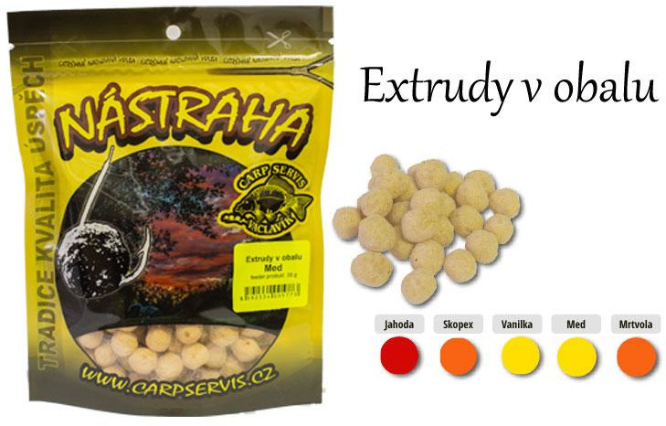 CARP SERVIS VÁCLAVÍK Extrudy v obalu Med 35g