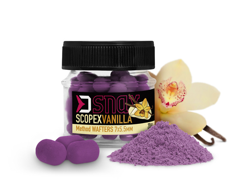 DELPHIN Nástraha D SNAX WAFT Scopex Vanilka 10x7mm 20g