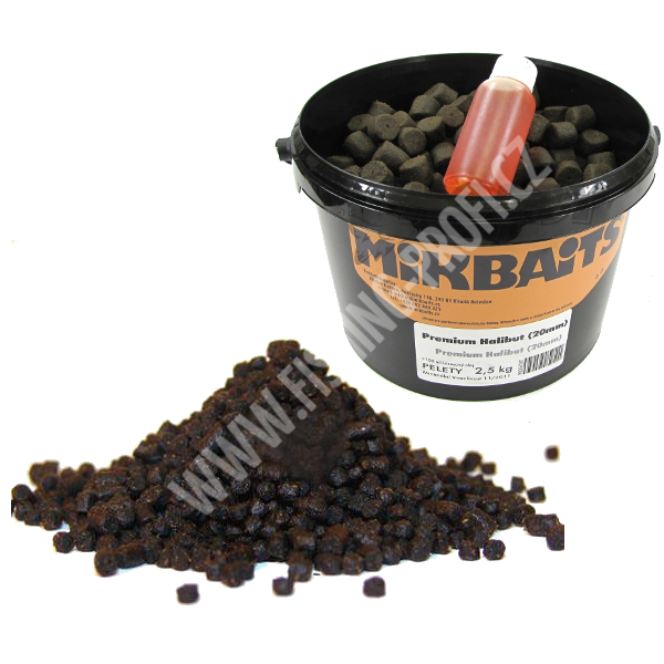 MIKBAITS Pelety Classic Halibut Medium 1kg 14mm