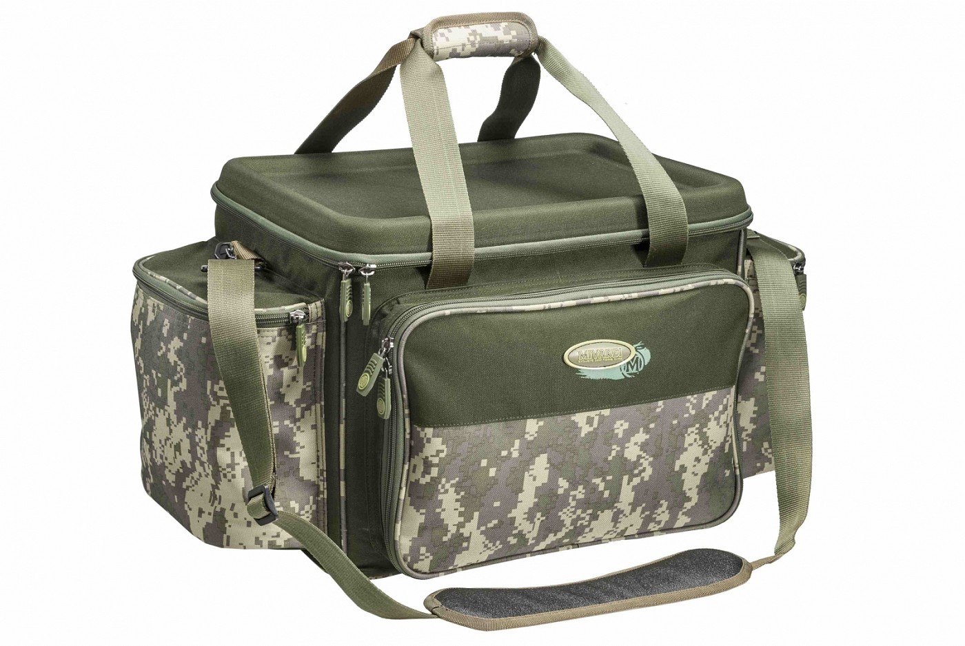 AKCE MIVARDI Lehátko CamoCode Flat8 + kaprařská taška Solid + transportní taška Flat8