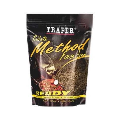 TRAPER Vlhčené pelety Method Feeder Ready Halibut 500gr 2mm