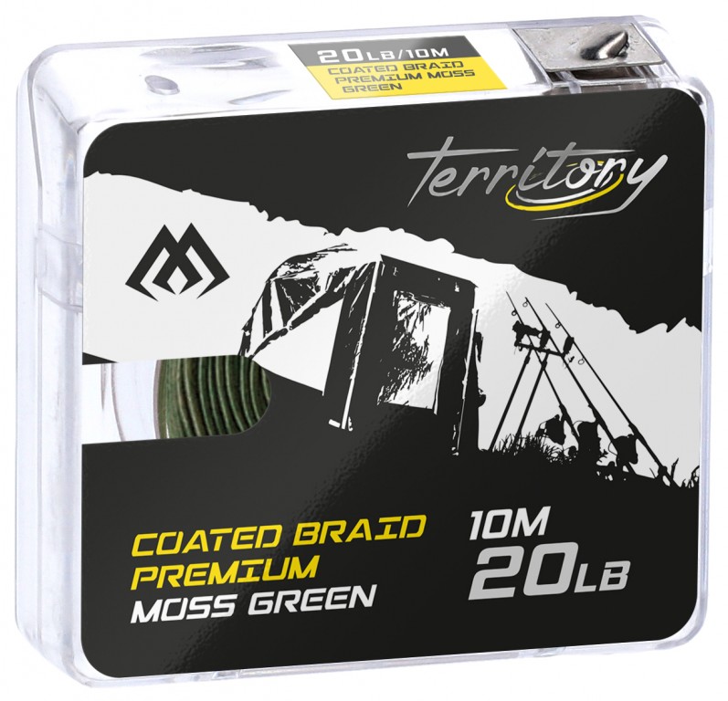 MIKADO Ztužená šňůrka Coated Braid Premium Moss Green 10m 20lb