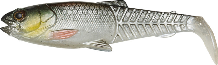 SAVAGE GEAR Gumová nástraha Craft Cannibal Paddletail Green Silver 8,5cm 7gr