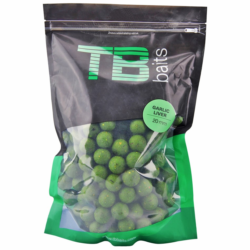 TB BAITS Boilie Garlic Liver 250g 20mm