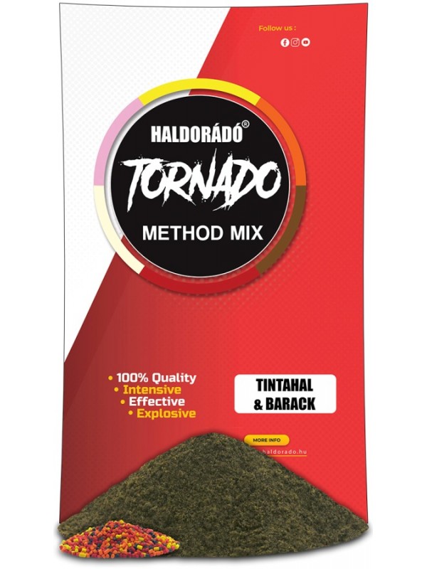 HALDORADO Tornado Method Mix Kalamáry Broskev 500g