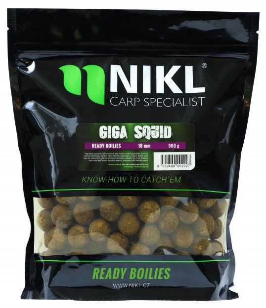 NIKL Hotové boilies Giga Squid 250g 20mm