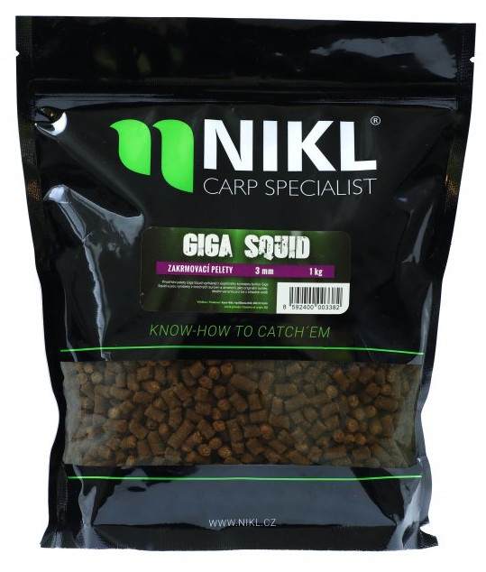 NIKL Pelety Giga Squid 1kg 3mm