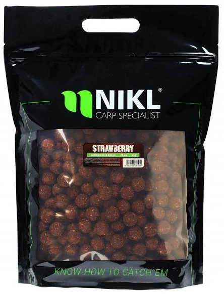NIKL Economic Feed Boilies Strawberry 5kg 20mm
