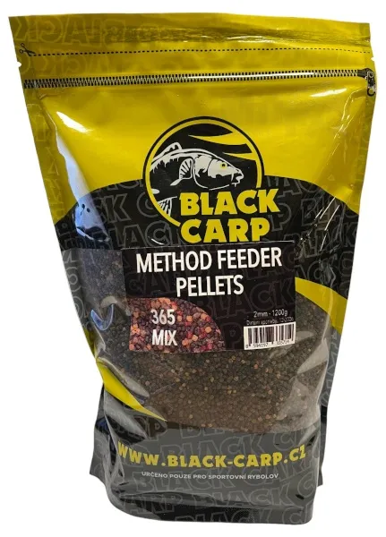 BLACK CARP Method Feeder Pellets 365 Mix 1200g