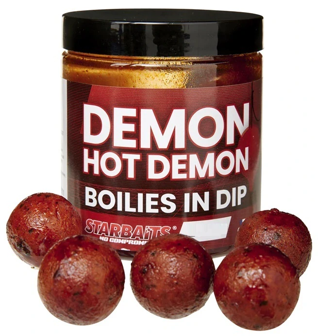 STARBAITS Boilies in dip Hot Demon 150g 20mm