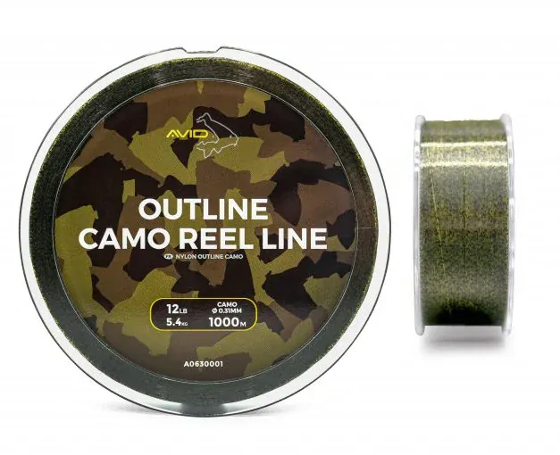 AVID Vlasec Outline Camo Reel Line 1000m 0,28mm