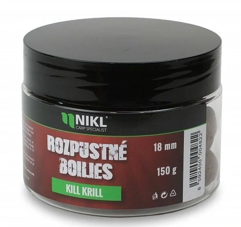 NIKL Rozpustné boilies Kill Krill 150g 24mm