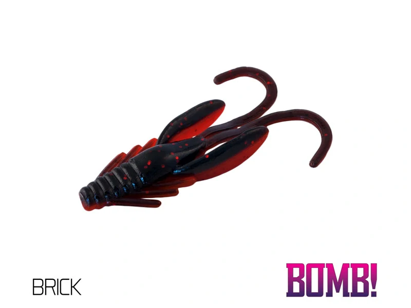 DELPHIN Umělá nástraha BOMB! Nympha 10ks 2,5cm Brick