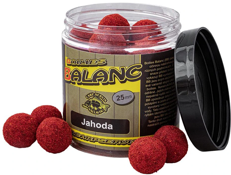 CARP SERVIS VÁCLAVÍK Boilies Balanc Jahoda 120g 25mm