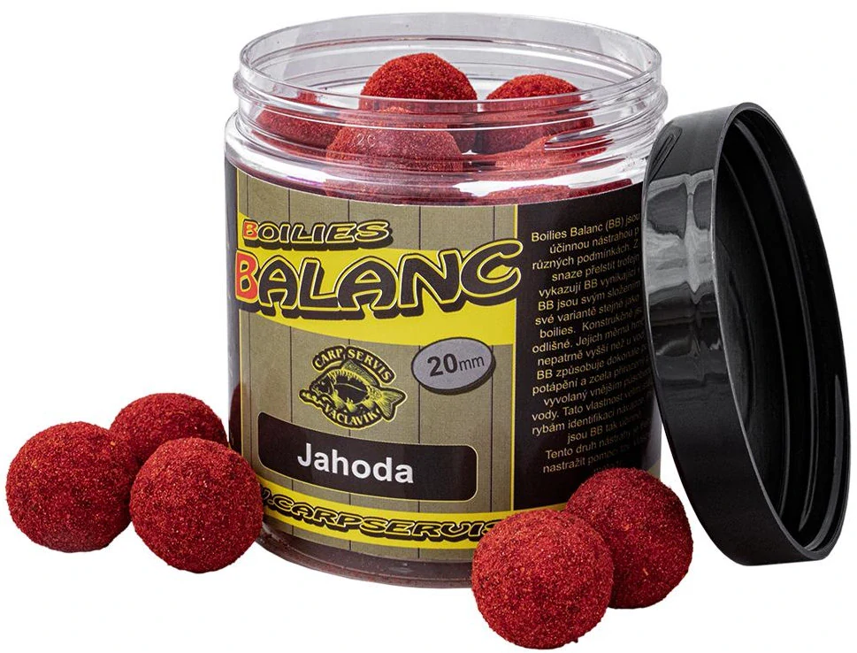CARP SERVIS VÁCLAVÍK Boilies Balanc Jahoda 120g 20mm