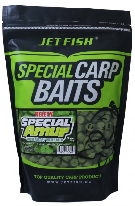JET FISH Pelety Special Amur Vodní rákos 1kg 12mm
