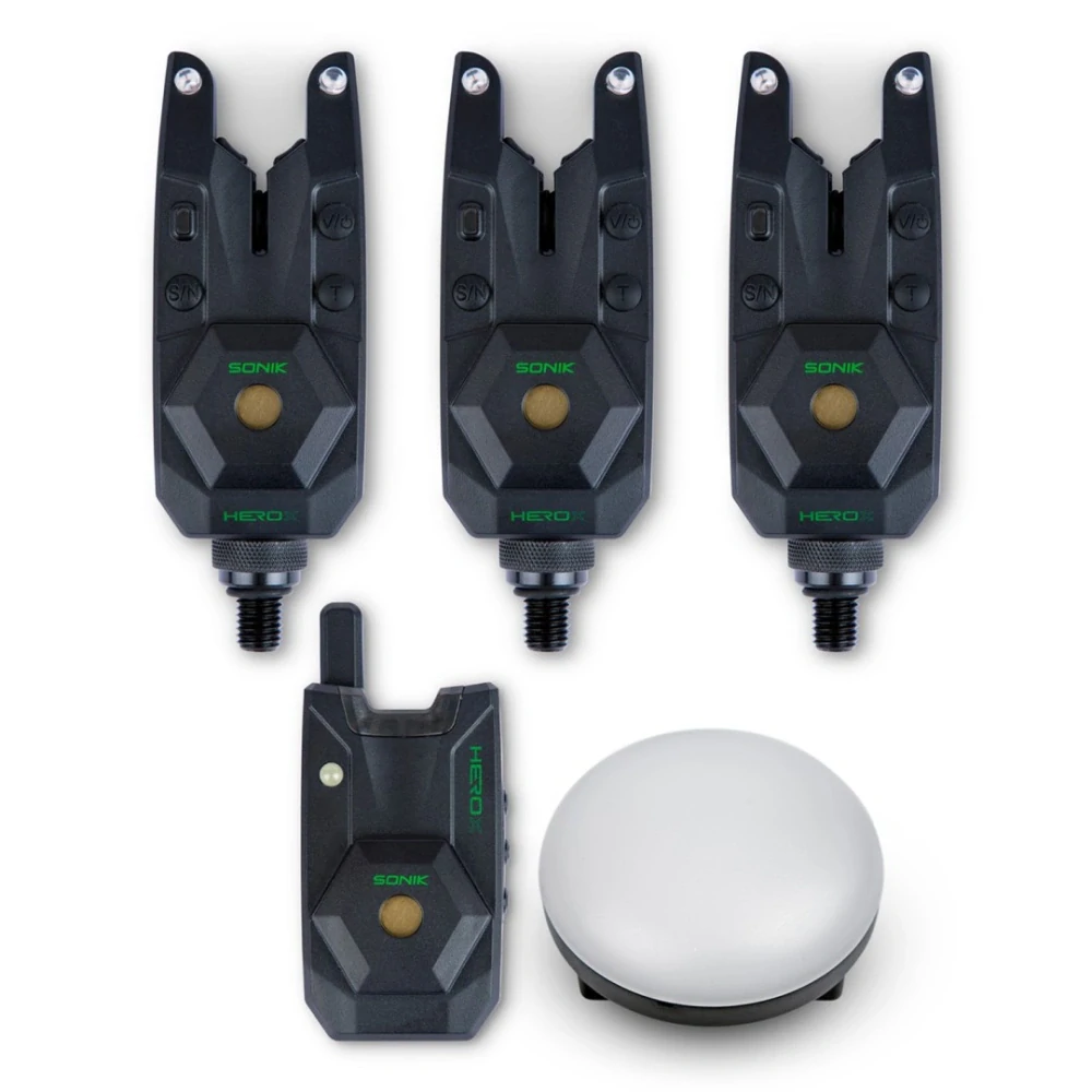 SONIK Sada hlásičů Herox Bite Alarm Set 3+1 + Bite Alarm Light