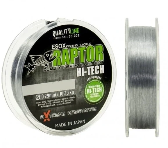 ESOX Vlasec Raptor Hi-Tech 100m 0,18mm