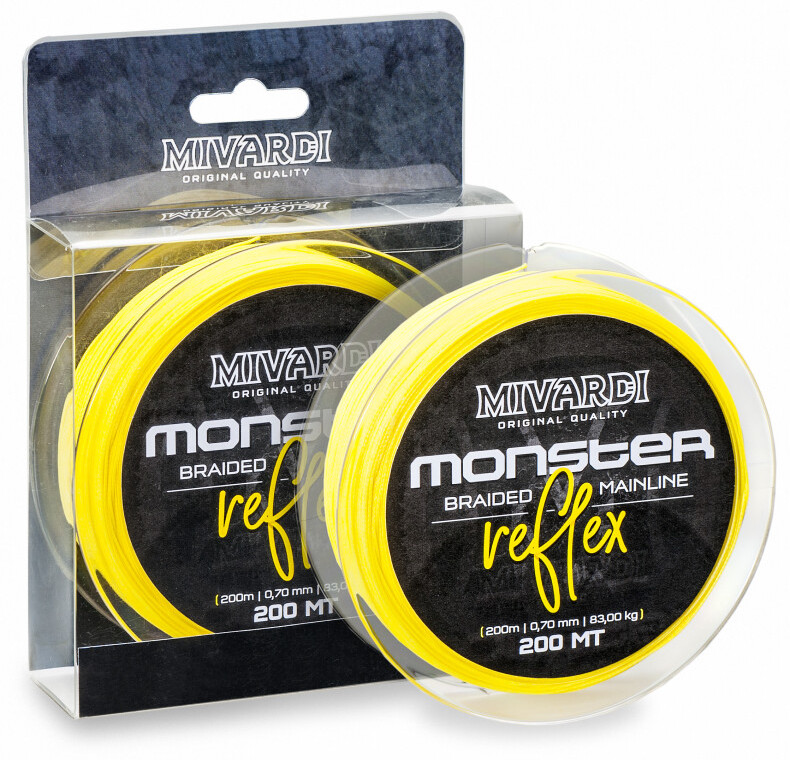 MIVARDI Šňůra Monster Reflex Braid 200m 0,70mm