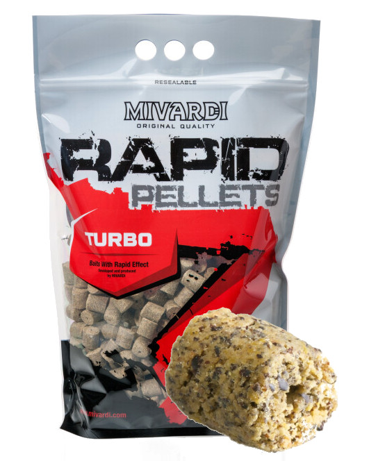 MIVARDI Rapid pelety Turbo 1kg 4mm