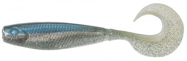 GUNKI Gumová nástraha Twister Clipper Blue Ice 8cm