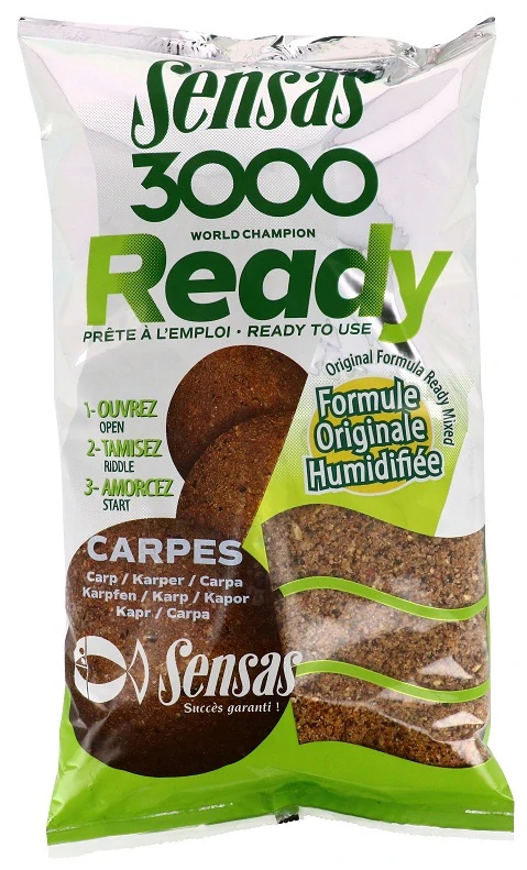 SENSAS Předvhčená směs 3000 Ready Carp 1,25kg