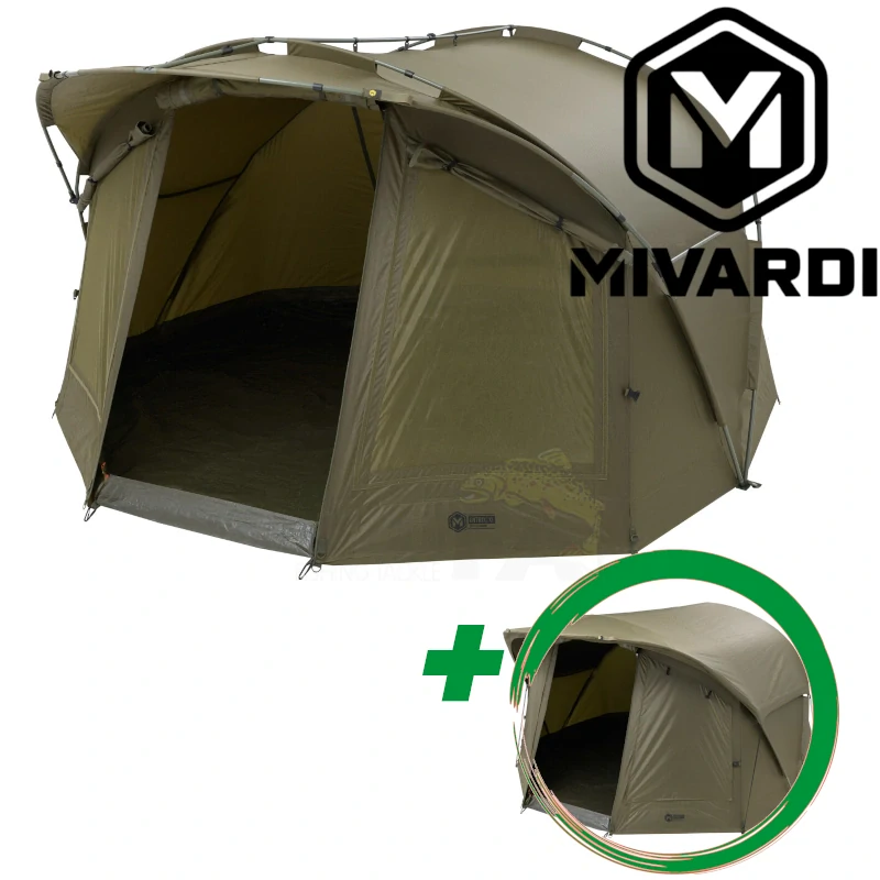 AKCE MIVARDI Bivak Entrix XL + mini přehoz na bivak Entrix XL