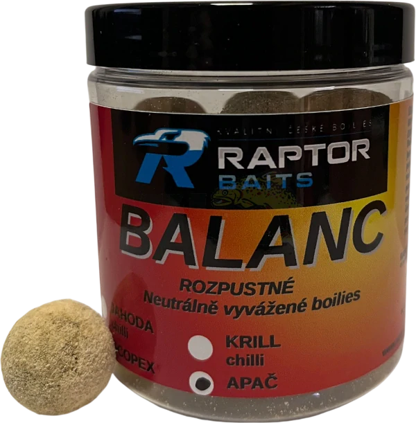 RAPTOR BAITS Boilie Balanc Apač (koření) 250ml 20mm