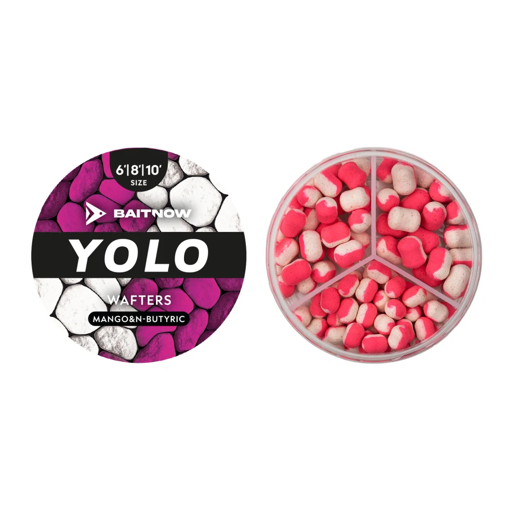 BAITNOW Wafters Method Feeder YOLO White&Pink 6,8,10mm 24g
