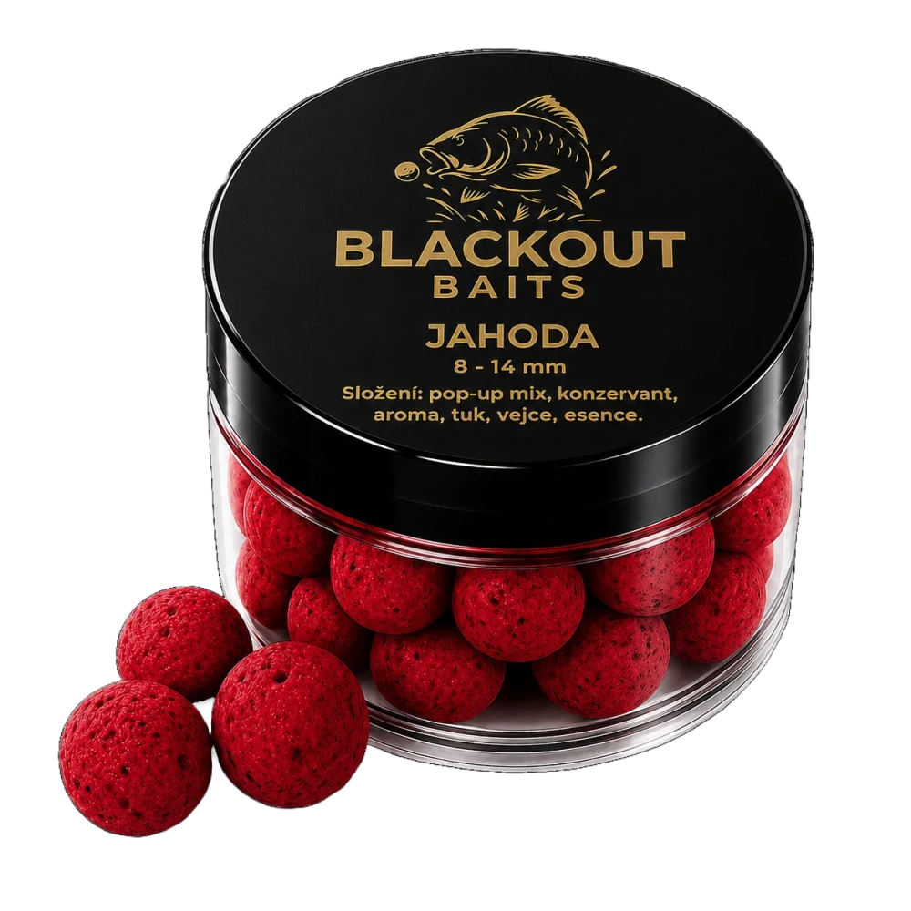 BLACKOUT BAITS Pop Up Jahoda 30g 14mm