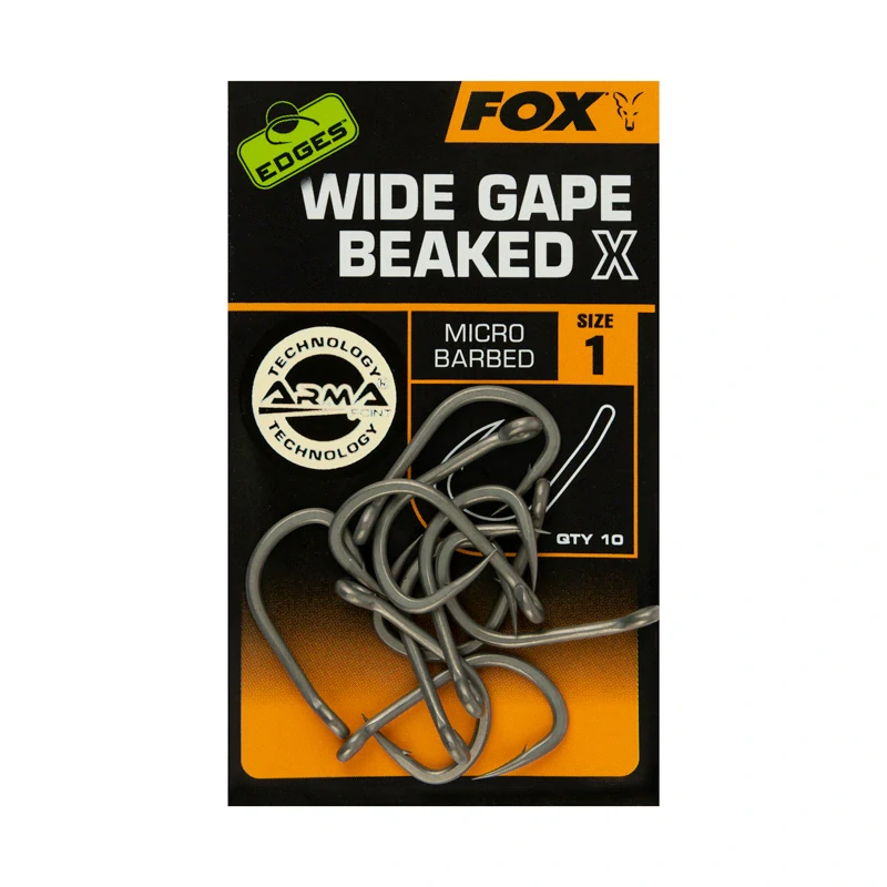 FOX Háčky Edges Wide Gape Beaked X #2