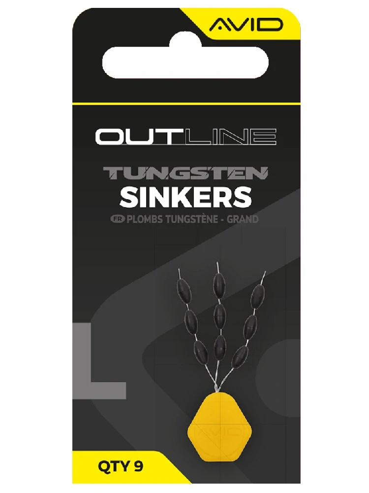 AVID Zarážky Outline Tungsten Sinkers - Large