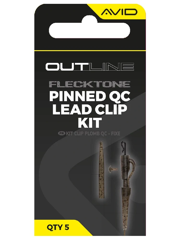 AVID Montáž Outline FleckTone Pinned QC Lead Clip Kit
