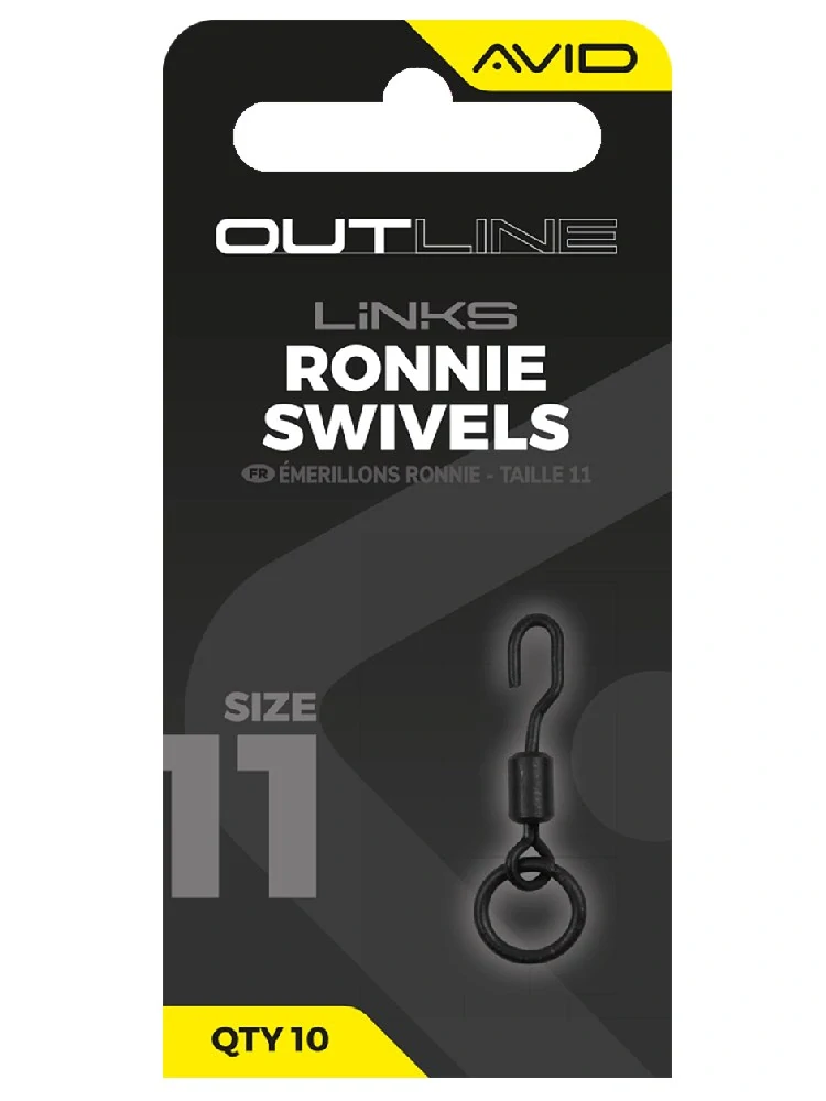 AVID Obratlík s kroužkem Outline Ronnie Swivels #11