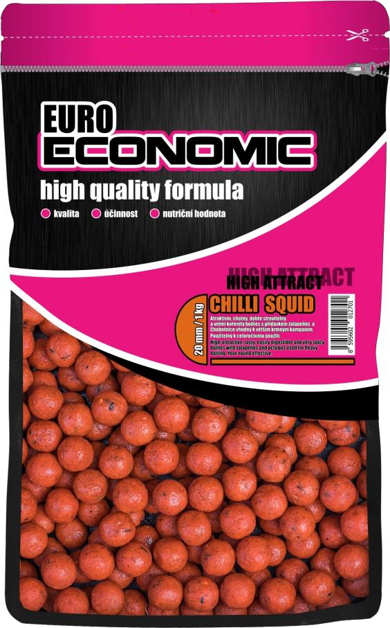 LK BAITS Boilies Euro Economic Chilli Squid 1kg 20mm