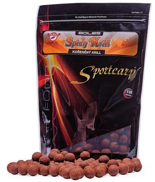 SPORTCARP Boilies Spicy Krill 250g 18mm