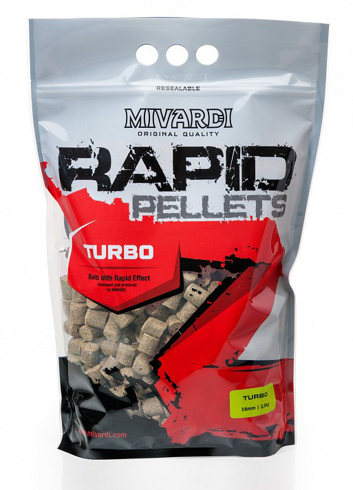 MIVARDI Pelety Rapid Turbo 2,5kg 20mm