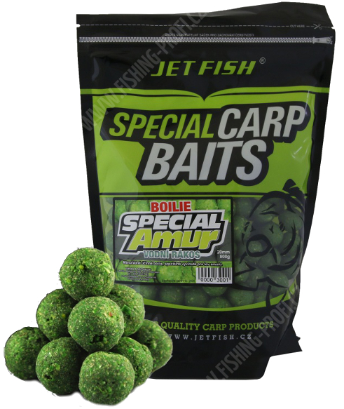 JET FISH Boilies Special Amur Vodní rákos 800g 20mm