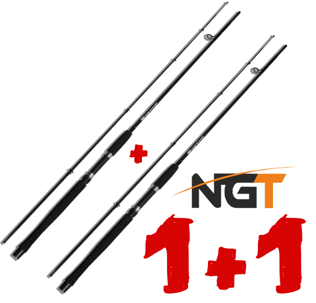 AKCE 1+1 NGT Carp Stalker Rod 8ft 240cm 2,00lb 2-díl