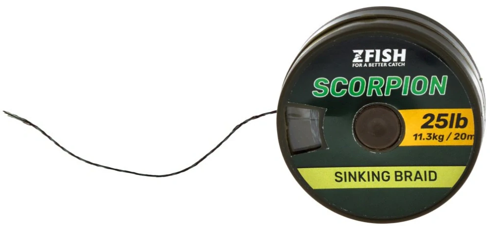 ZFISH Šňůrka Scorpion Sinking Braid 20m 25lb