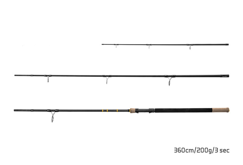 DELPHIN Prut River Trophy NXT 360cm 200g 3-díl
