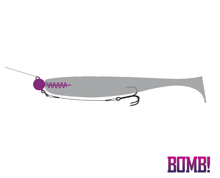 DELPHIN BOMB! Twisto Jiger 3ks 5g