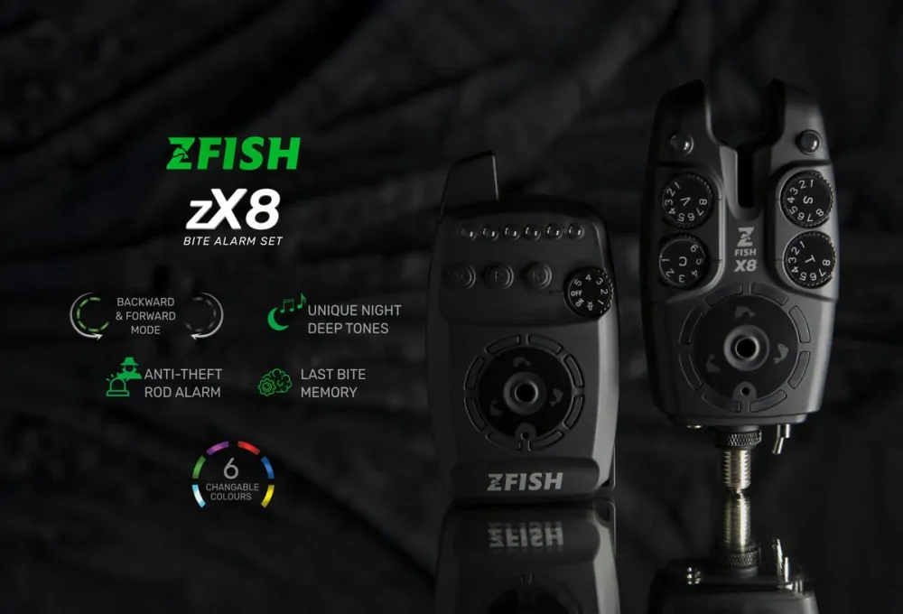 ZFISH Sada hlásičů Bite Alarm Set ZX8 PRO 4+1