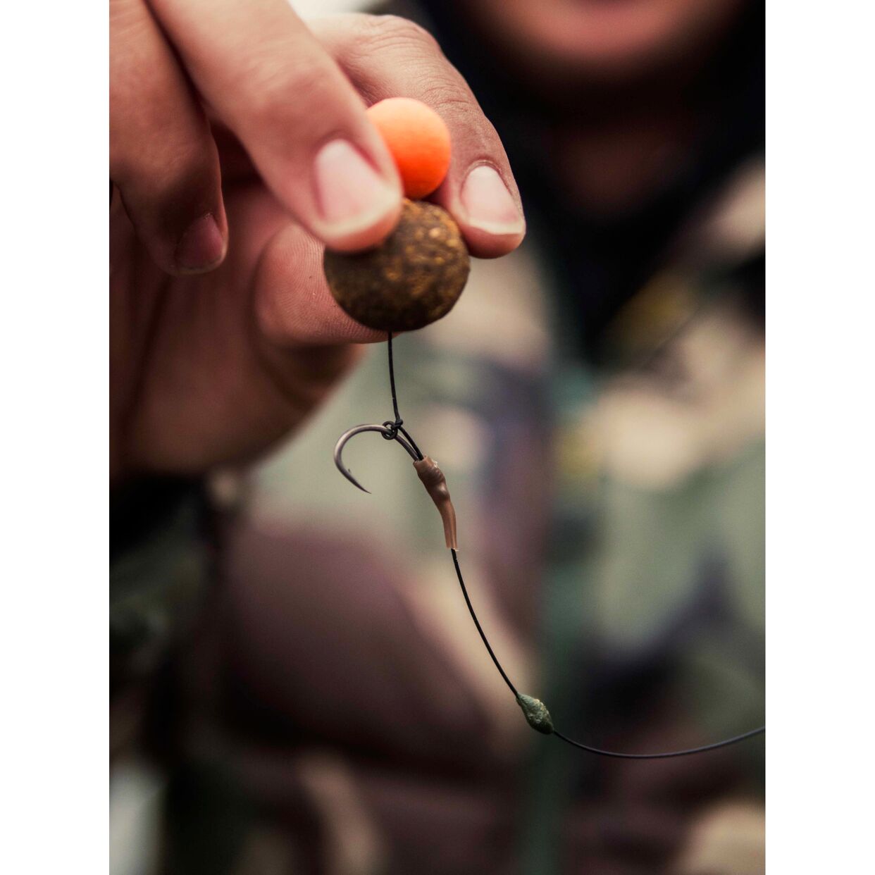 GIANTS FISHING Rovnátka na háček Line Aligner Large Green-Brown 12ks