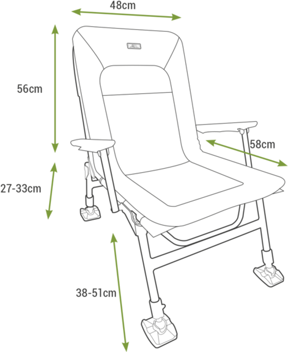 KORUM Křeslo Supa Lite Stretch Deluxe Chair