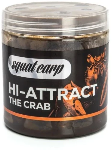 SQUAT CARP Boilies v dipu Hi-Attract The Crab 24mm 220g